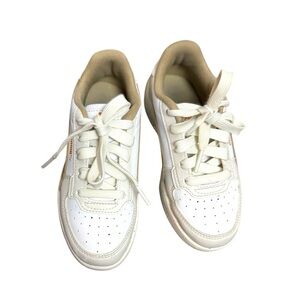 PUMA White &‎ Tan Sneakers Youth Size 13C | Style 398021-01